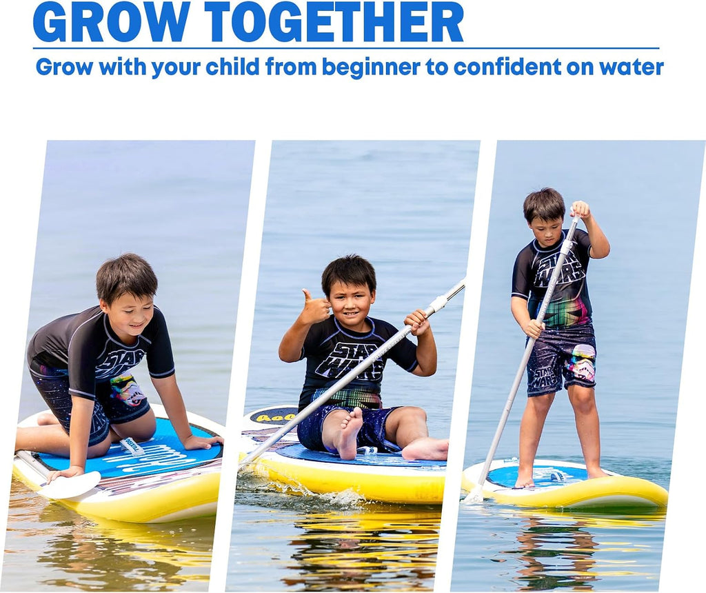 Tuxedo Sailor Stand Up Paddle Board for Kid 7'8'×30'×4' Youth Inflatable Paddle Board for Child Beginner Touring