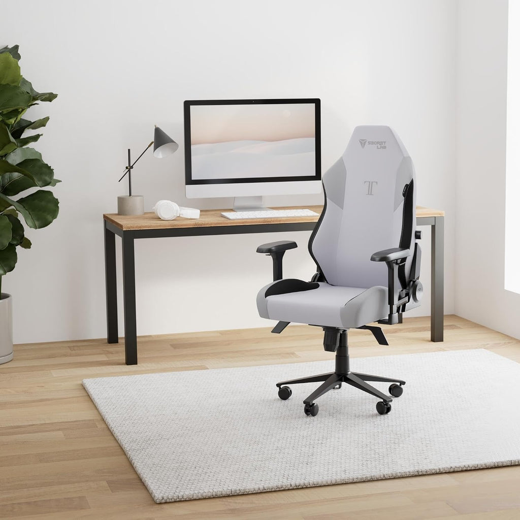 Secretlab Titan Evo Artic White Gaming Chair - Reclining, Ergonomic & Comfortable Computer Chair with 4D Armrests, Magnetic Head Pillow & 4-Way Lumbar Support - White - Fabric