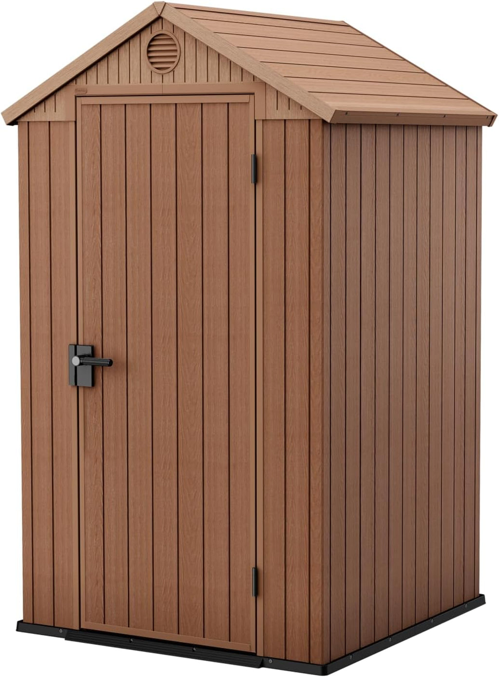 Keter Darwin 4x4 Garden Shed Wood Effect Finish Brown 1.400 m² 125.8 x 117 x 205H cm