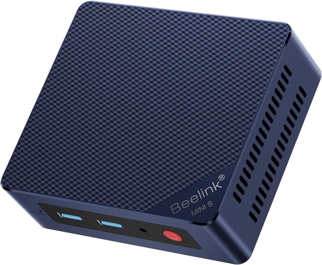 Beelink Mini PC, Mini S13 Mini Computer Intel Twin Lake N150(up to 3.6GHz), Desktop Computers 16G DDR4 RAM 500G PCIe3.0 SSD, Small PC 4K UHD Dual HDMI/Wifi6/BT5.2 for Office/Home/HTPC/NAS/W11 Home