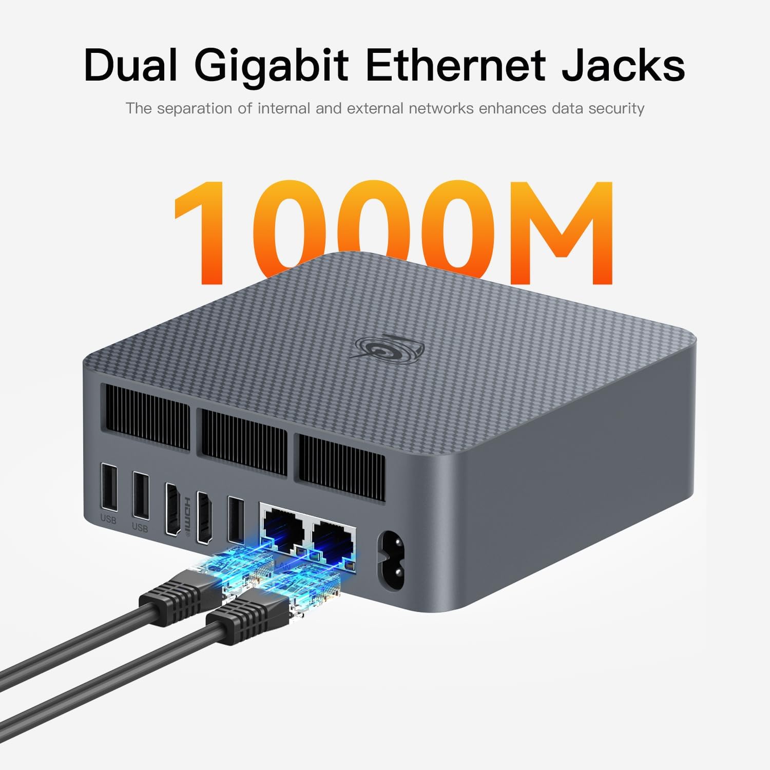Beelink Mini PC EQR5 5625U AMD Ryzen 5 Processor(6C/12T, up to 4.3GHz), Micro Computer 16GB DDR4 500GB SSD Built-in PSU, Mini Computers Dual HDMI/4K 60Hz/WiFi6/BT5.2 Home/Office/HTPC