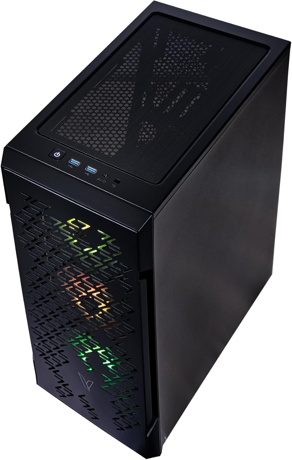 Velztorm Fultix Black Prebuilt Gaming PC (AMD Ryzen 5 5500, GeForce RTX 5060, 16GB DDR4 RAM, 512GB PCIe SSD, RGB Fans, 750W PSU, WiFi 5, Bluetooth 4.2, RJ-45, HDMI, Win 11 Pro)