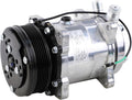 Universal A/C Compressor 6PK Clutch Sanden 508 5H14 R134A Serpentine Belt 24V
