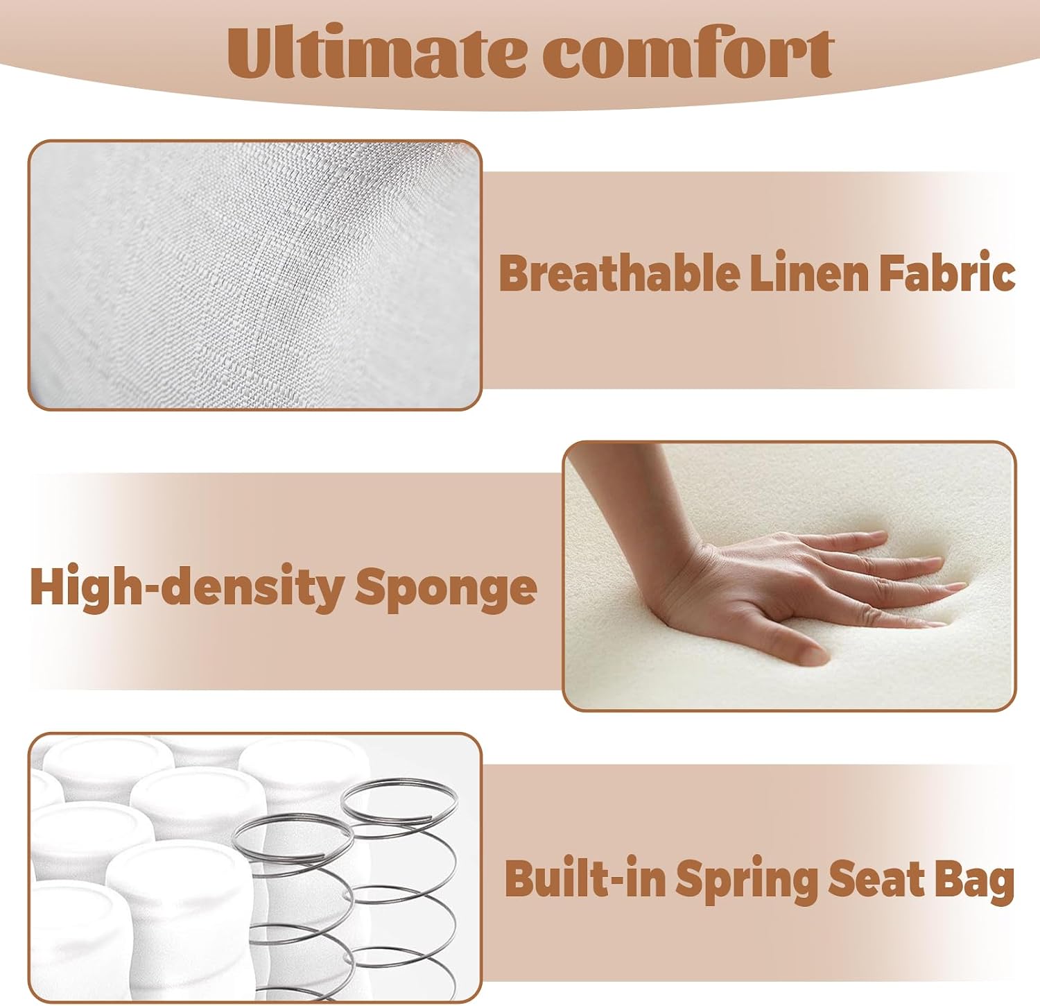 360° Swivel Floor Gaming Chair Linen Folding Lounge Sofa Chair with Adjustable Head and Waist, Armrests & Phone Holder, Padded Cushion Leisure Chairs for Living Room Bedroom (Grey)