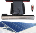 Solar Panel Cleaning Robot, Automatic Dry and Wet Cleaning with Remote Control, 100M Hose & Pump, 130cm Cleaning Width, 1170m2/h Efficiency, Max Climbs 15°