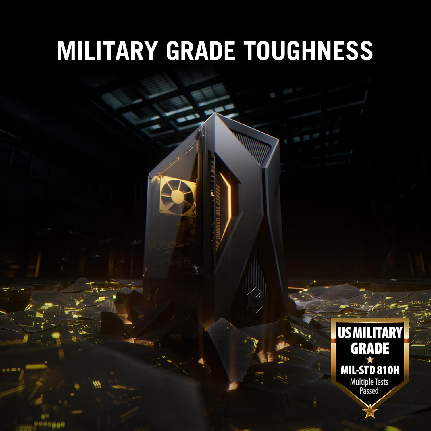 ASUS TUF T500 (2025) Gaming Desktop PC, Intel® Core™ i5-13420H Processor, NVIDIA® GeForce RTX™ 3050, 512GB M.2 NVMe™ PCIe® 4 SSD, 16GB DDR5 RAM, Windows 11 Pro, T500MV-DS553