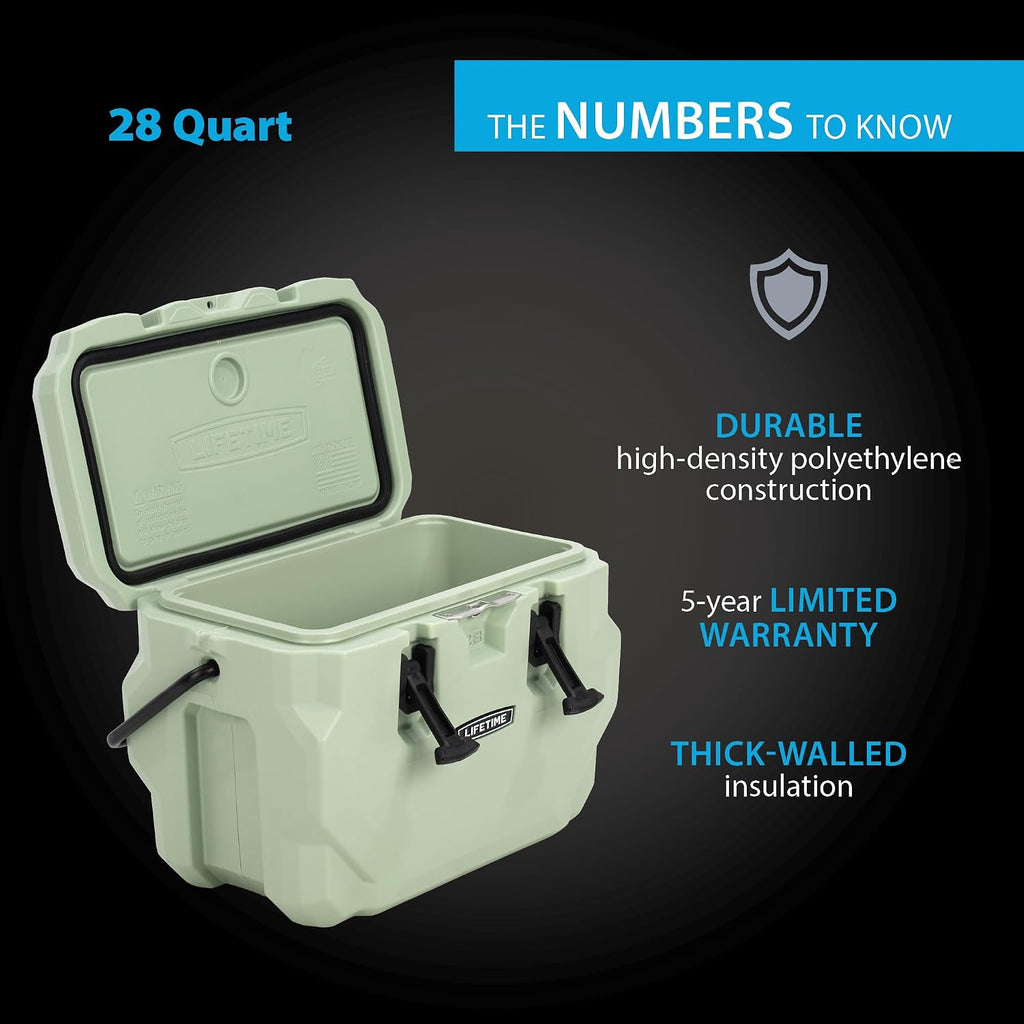 Lifetime Hard Cooler, High Performance Ice Chest