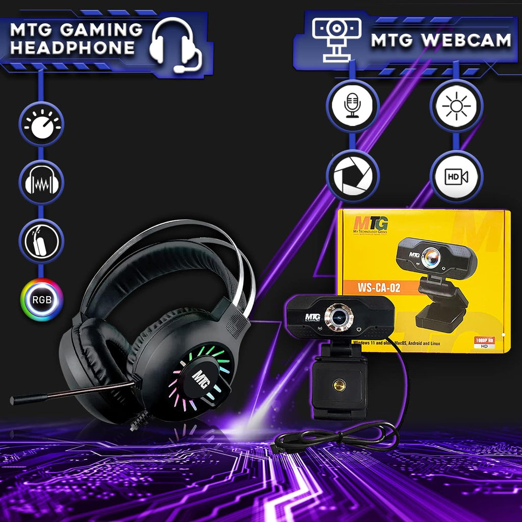 TechMagnet Gaming Desktop PC, Intel i5 4th Gen, Zeus Pro 4, GT 1030, 8GB RAM ARGB, 1TB SSD + 4TB HDD, RGB Front Panel 385 Patterns, RGB Kit, Windows 11 (Renewed)