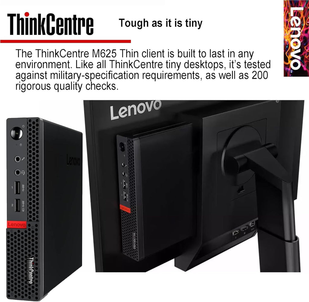 Lenovo Business Mini Desktop PC, AMD Processor, 16GB RAM, 1TB SSD, Dual Display Support, Wi-Fi, Bluetooth, USB & Ethernet Port, Windows 11 Pro, Compact, Quiet, and Space-Saving, w/Keyboard & Mouse
