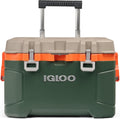 Igloo Trailmate 52Qt Wheeled Cooler, Insulated Hard Shell Ice Chest, Sportsman