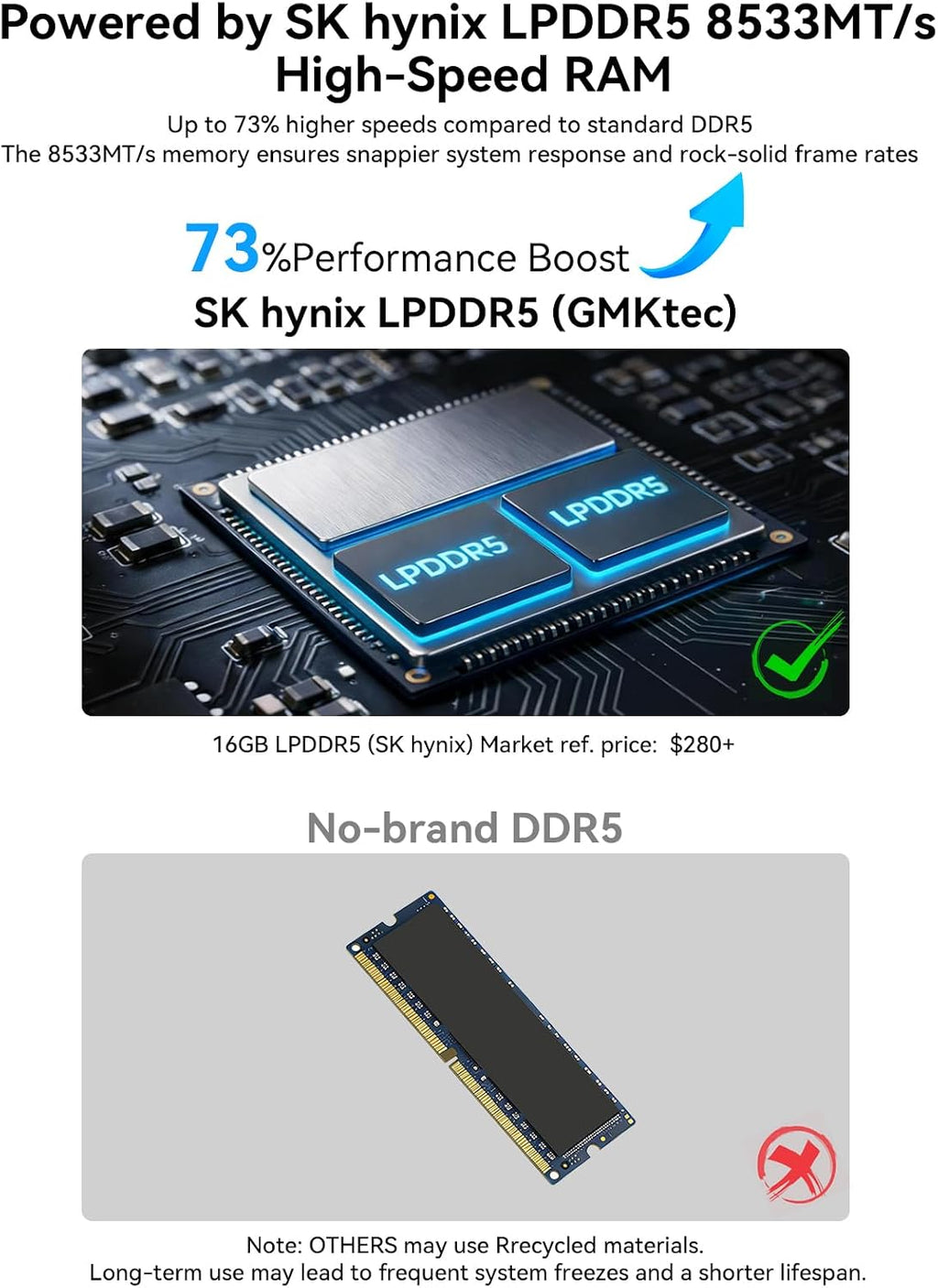 GMKtec K13 Mini PC AI Intel Ultra 7 256V (up to 4.8GHz) 16GB DDR5 1TB PCIe 4.0 SSD Gaming Mini Computer, 2X M.2 Expansion Slots, HDMI, USB4 Screen 8K Display