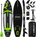 Inflatable Stand Up Paddle Board 10'6' All-Around SUP Kit - Lightweight (16 lbs), Stable & Durable, Camera Mount & Complete Accessories - SUP Board for Beginners & All Skill Levels