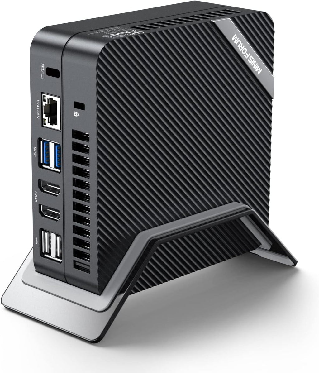 MINISFORUM Venus Series UM773 Lite Mini PC AMD Ryzen 7 7735HS Desktop Computer, DDR5-4800 32GB 1TB PCIe4.0 SSD, 2.5Gbps LAN, 2X4K HDMI, 1X8K USB4 Output, Radeon 680M Graphics Micro PC