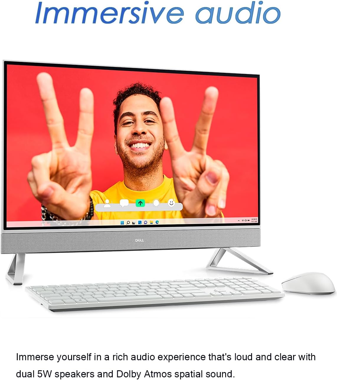 Dell Inspiron 7730 All-in-One Touchscreen Desktop • 27' FHD IPS Display • NVIDIA GeForce MX570A • Intel 10-Core 7-150U • Win 11 Pro • Wireless KB & Mouse • 64GB RAM, 2 TB SSD • w/Accessories