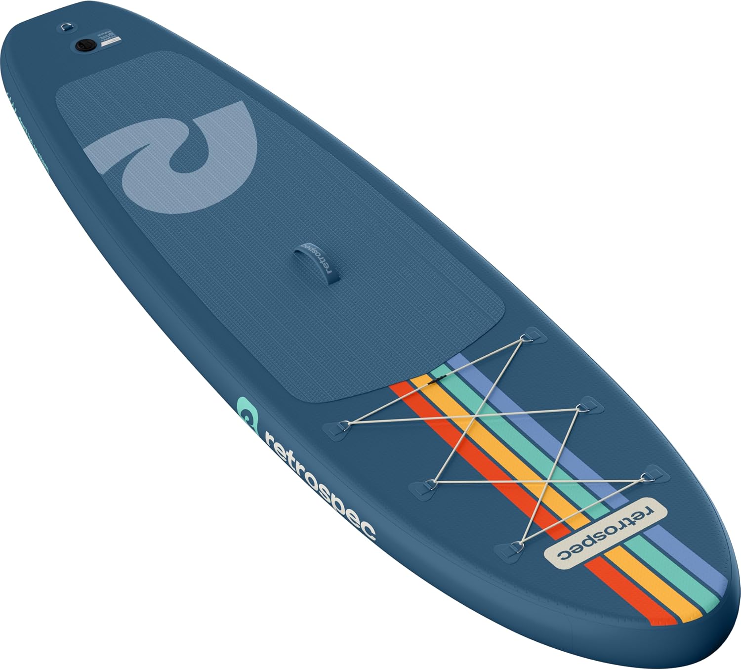 Retrospec Weekender Inflatable Stand Up Paddle Board Includes Paddle, Pump, Travel Bag and Accessories 10'6' Lightweight Inflatable SUP, Puncture Resistant Inflatable Paddle Board for Adults