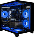 Panorama RTX 5080, 24-Core i9-13900KF, 64GB DDR5 RAM, 2TB NVMe SSD, Liquid Cooled Gaming Desktop PC w/Windows 11 Pro, 3-Year Warranty, RGB Keyboard+Mouse, Internal Wi-Fi 6E, RJ45, 3X DP & HDMI