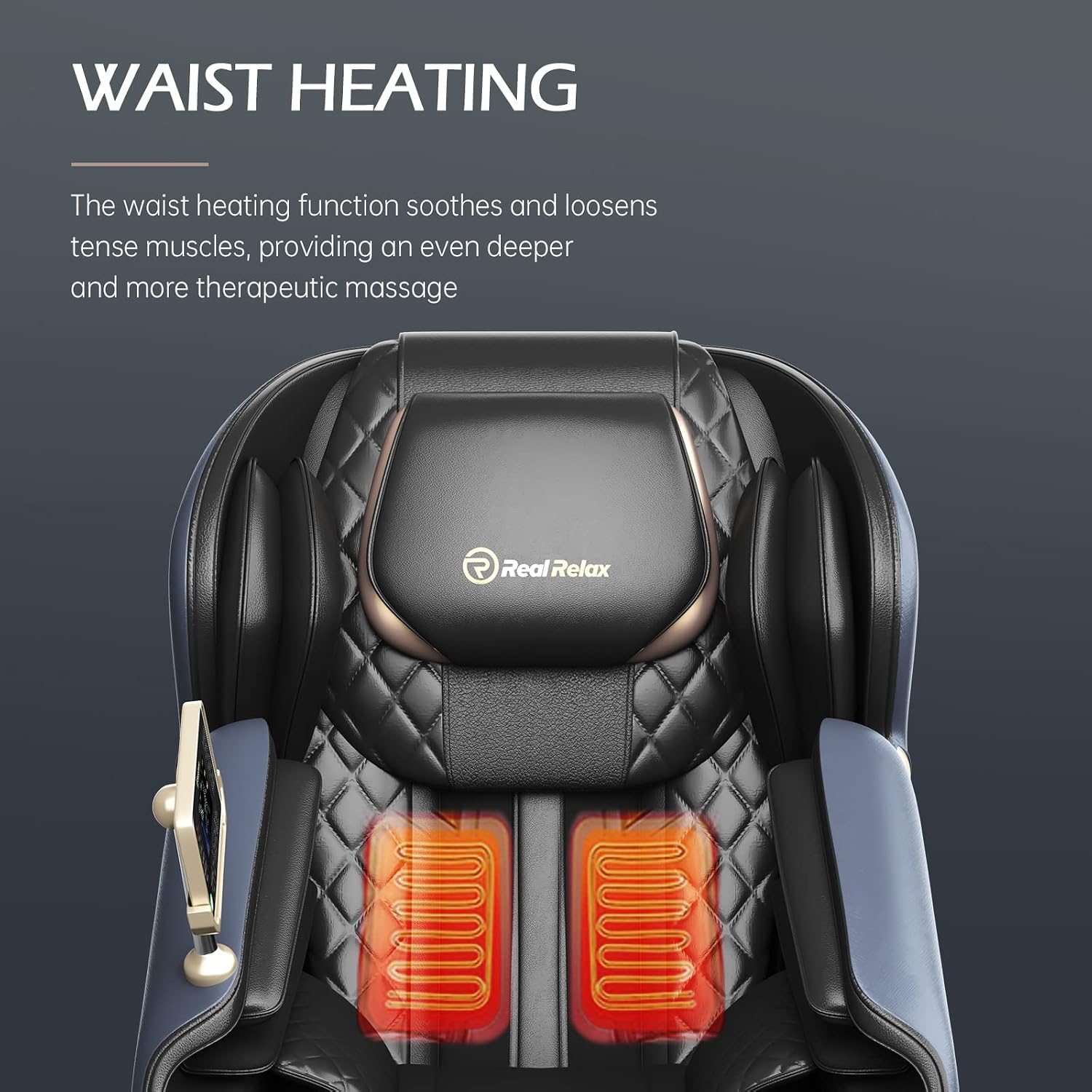 Real Relax 2022 Updated Massage Chair, Full Body Zero Gravity Shiatsu Robots Hands SL Track Massage Recliner with Bodyscan Bluetooth Heat, Favor-05