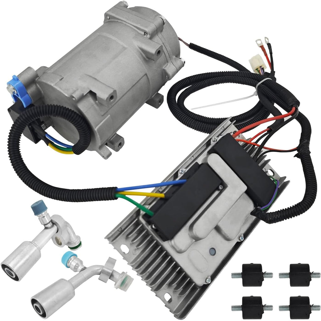 Universal AC Electric Compressor 20cc/r Air Conditioner Compressor AC.100.3851 for 12V Auto Compressor for R134a