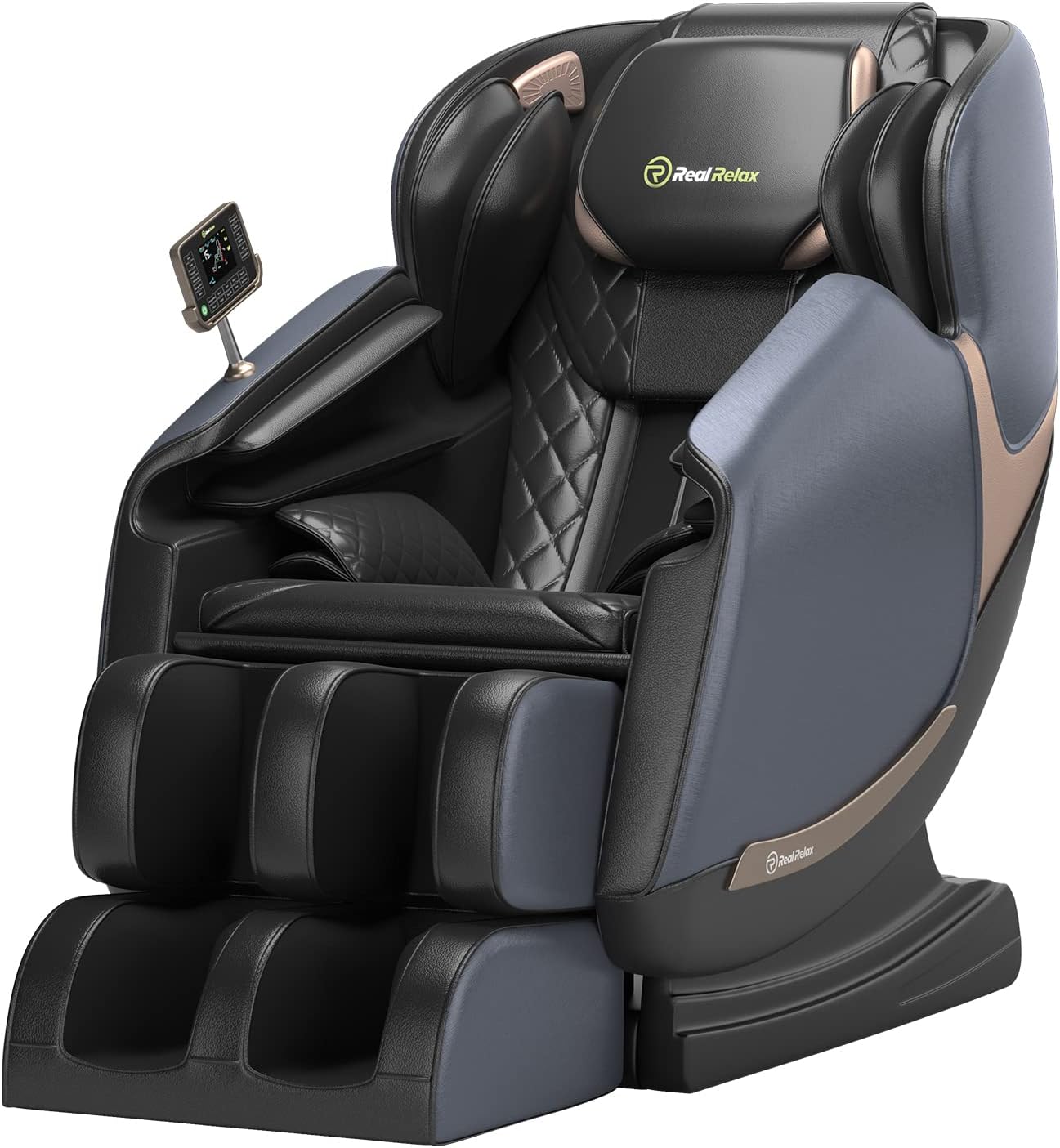 Real Relax 2022 Updated Massage Chair, Full Body Zero Gravity Shiatsu Robots Hands SL Track Massage Recliner with Bodyscan Bluetooth Heat, Favor-05