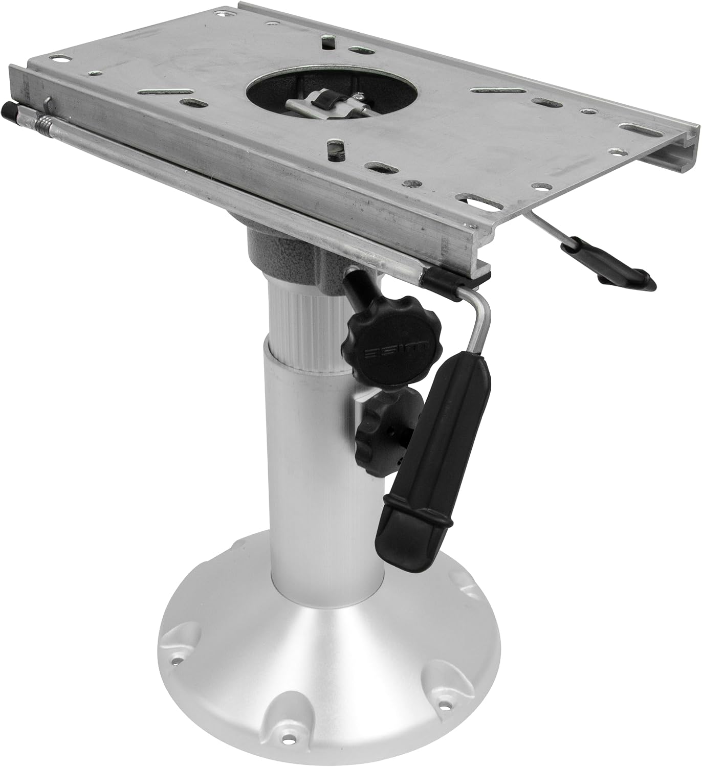 Wise 8WP21-374 Boat Seat Pedestal, Adjustable Height from 12' to 18', with Seat Slide Seat Mount, Adjustable Travel 5' - Fore & AFT
