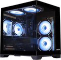 Prebuilt Gaming Pc Desktop Computer, Intel Core i5-14400F 10-Core, GeForce RTX 5060 8GB, 16GB DDR4 RAM, 1TB PCIe SSD, WiFi Bluetooth, Windows 11, Black Gaming Tower PC