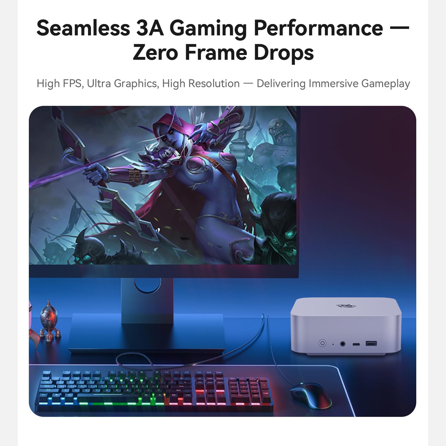 Beelink SER9 MAX Ryzen 7 H 255, 8C/16T, Up to 4.9GHz W11 PRO Mini PC, 64GB DDR5, 1TB NVMe M.2 SSD, 10Gbps LAN/ WiFi6/ BT5.2, Mini Computer Support HDMI 2.1+DP 2.1+USB4 Triple Display