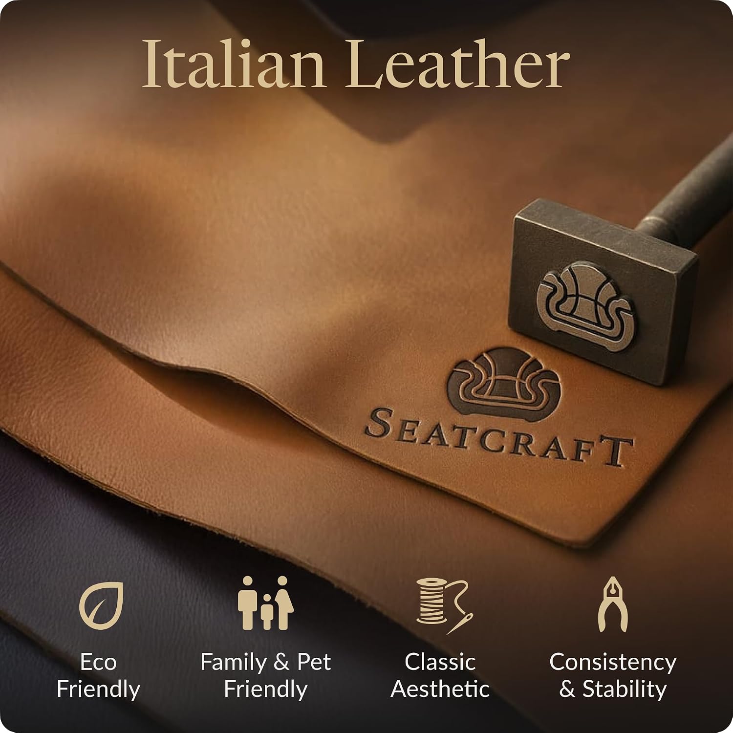 Seatcraft Equinox Zero-Gravity CoolZero Italian Leather Home Theater Seating, Powered Headrest, Powered Lumbar, Powered Recline, Row of 2, Black