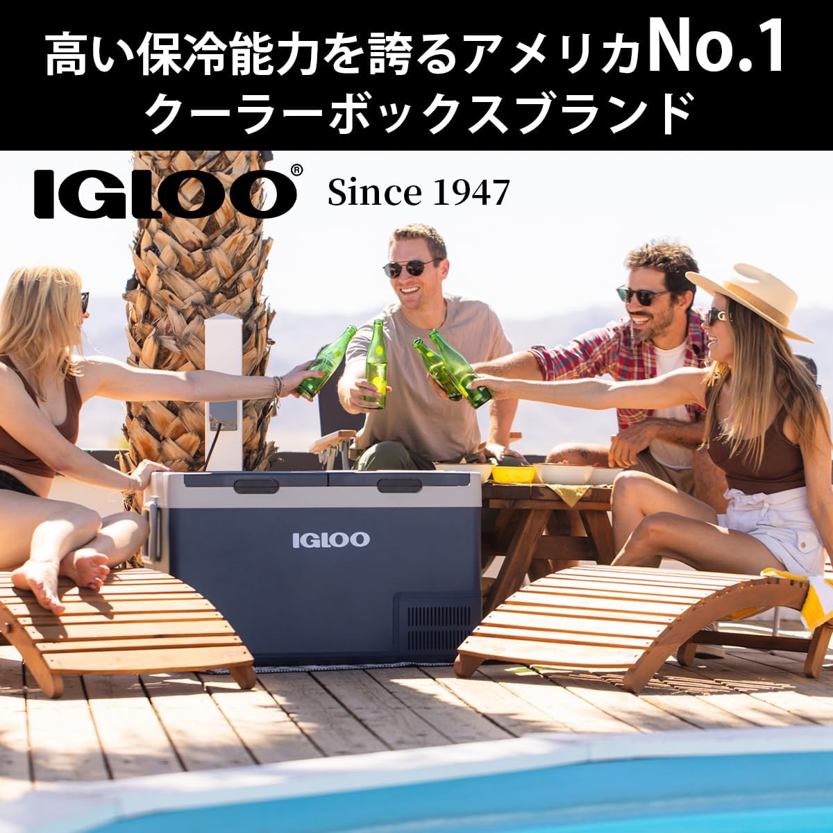 Igloo Marine Cooler | Insulated Hard Shell Ice Chest |Great for Fishing, Camping, Boating, & More