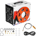 PCP Air Compressor, Portable 4500 PSI/300 Bar Air Pump, supports 12V DC or 120V/220V AC, Auto-stop, oil-free/water-free design, for Paintball, Air Rifle, HPA Tanks