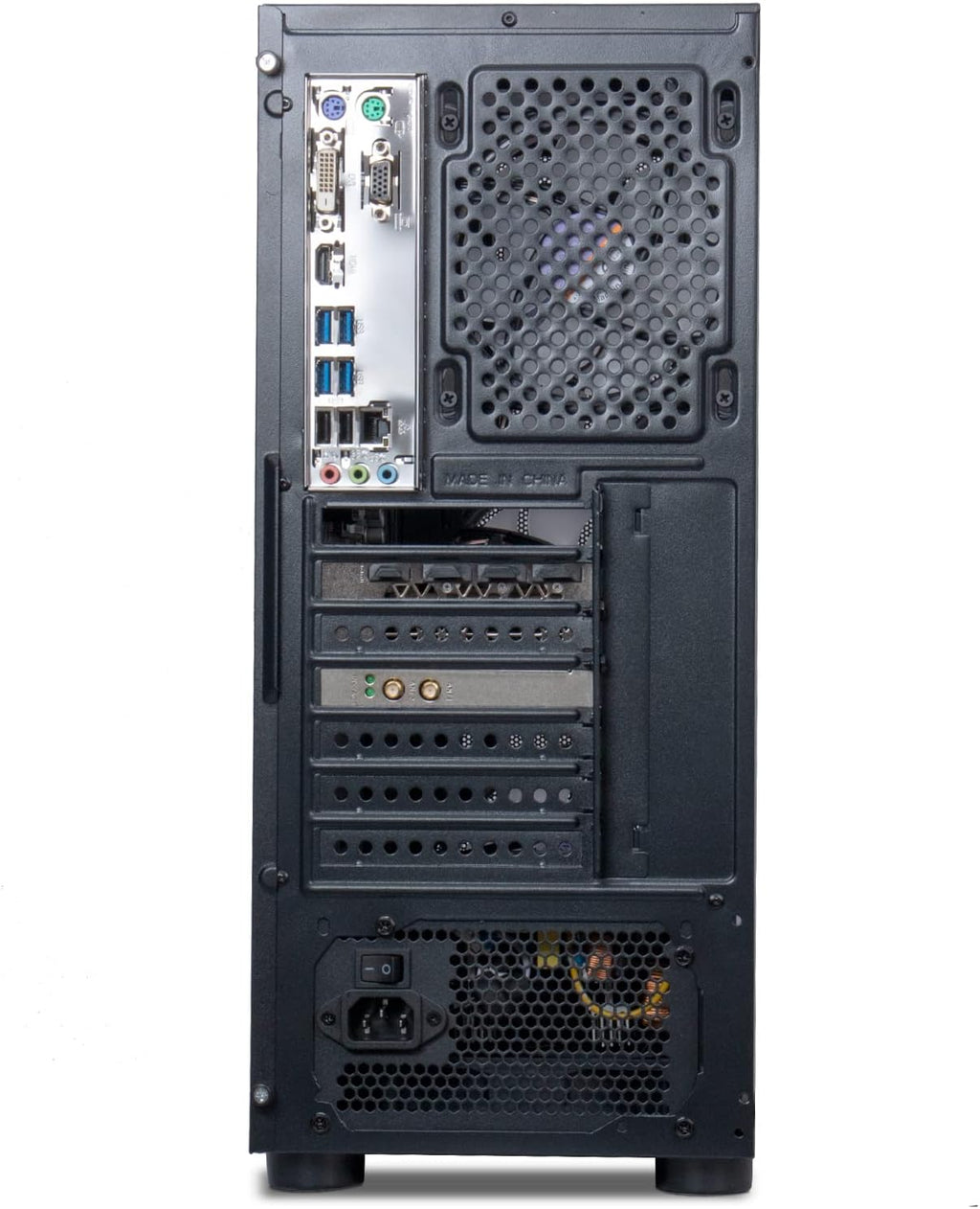 MXZ Gaming PC Desktop Computer, AMD Ryzen 5 5600X, RTX 5060, 16GB DDR4, NVME 1 T SSD, 6RGB Fans, Win 11 Pro Ready, Gamer Desktop Computer(R5 5600X| RTX5060)