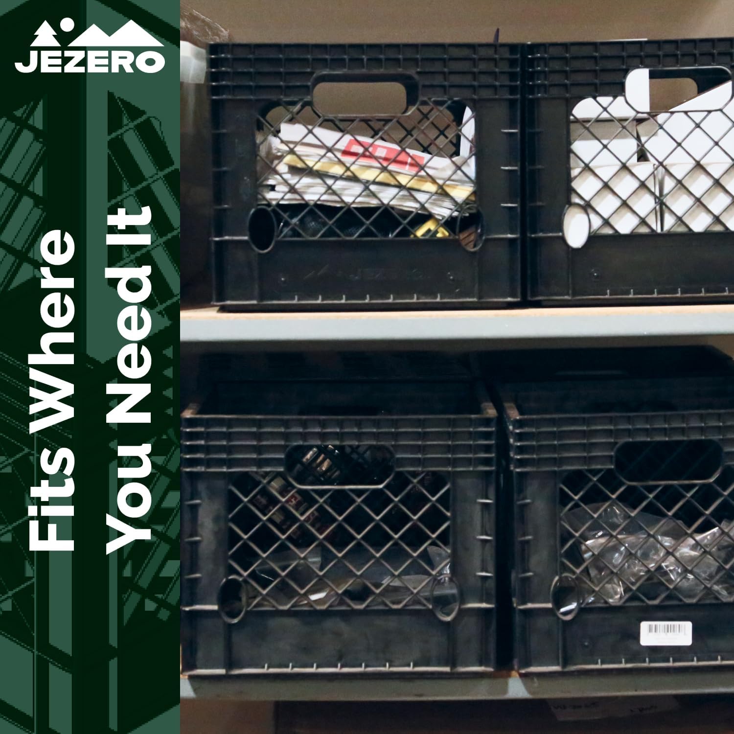 Jezero MC-16-S2 Multi-Purpose Milk Crate