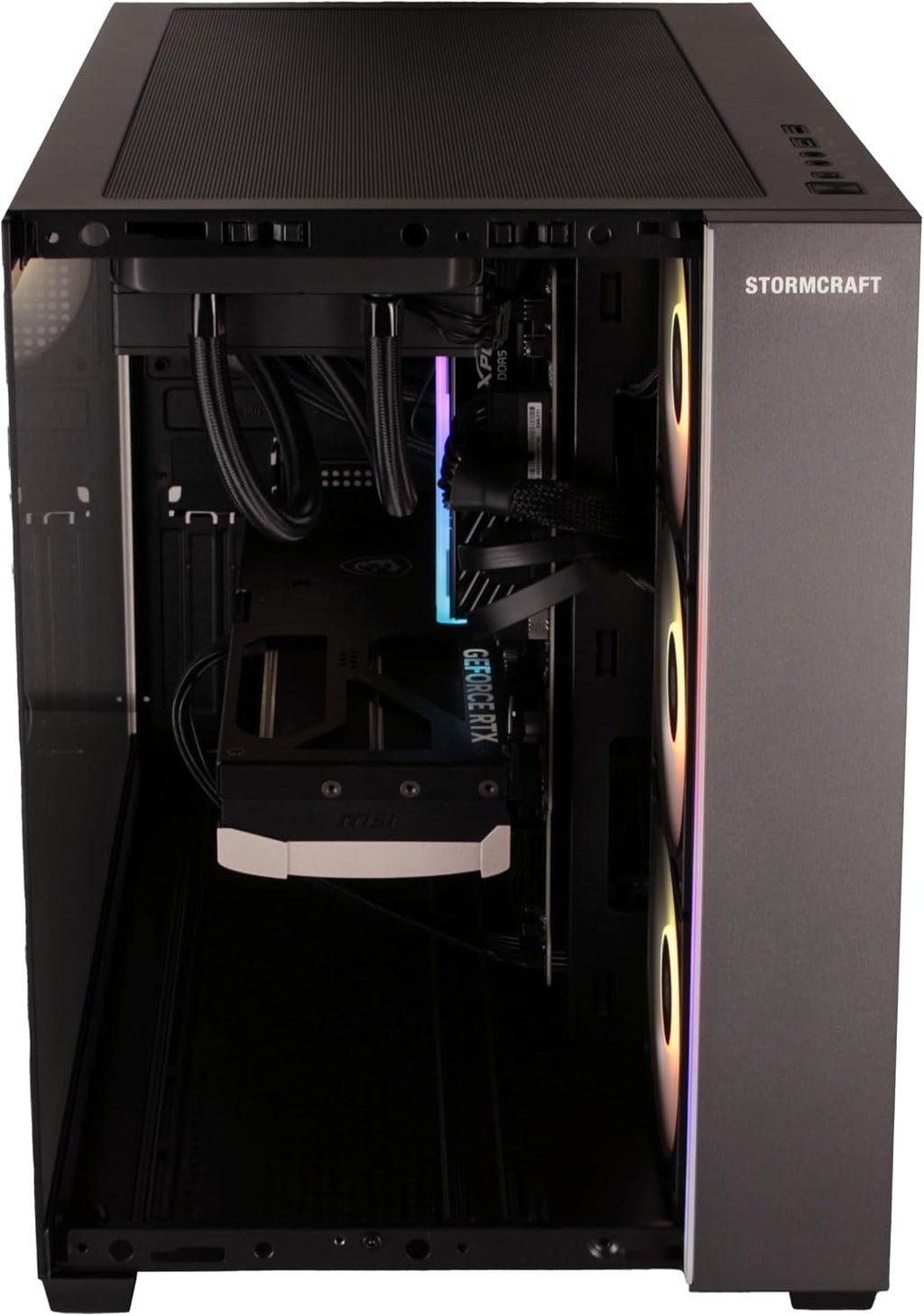 STORMCRAFT Falcon Gaming PC - AMD Ryzen 7 7800X3D up to 5.0GHz | RTX 5070 12GB GDDR7 | 32GB DDR5 RGB 6000MHz| 1TB NVMe Gen4 SSD | B850 Chipset | 360mm AIO | 850W Gold PSU | Win 11 Home