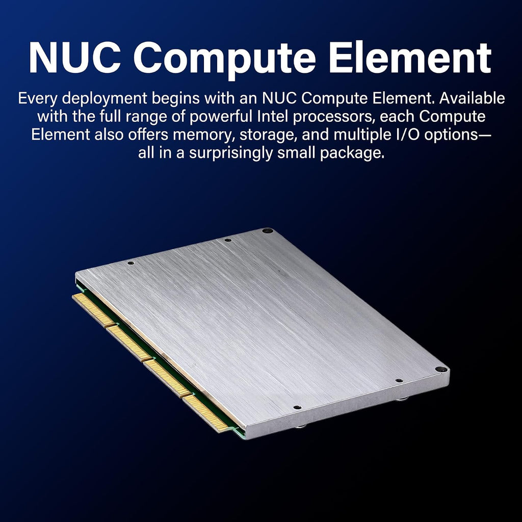 Intel NUC Pro Chassis Element mini pc，Built-in NUC 8 Compute Element, Core i5-8365U, 8GB RAM, 256GB SSD, Intel vPro Platform, Win 11 Pro, Dual GbE, 2×HDMI, WiFi 5, BT 5.1, Industrial/Business computer