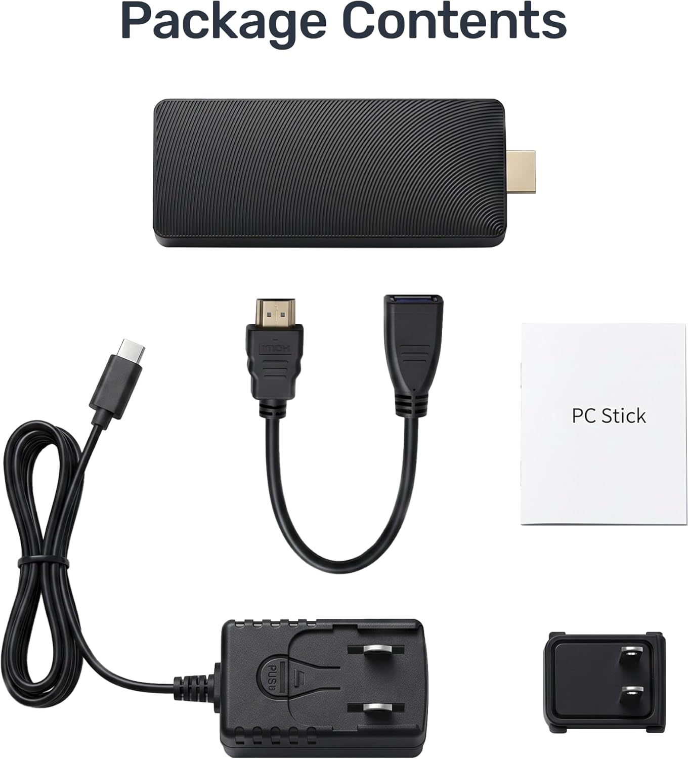 Mini PC Stick Fanless Win 10, Micro Computer Pentium N4200, 4GB RAM 64GB eMMC, Gigabit Ethernet, 4K@60Hz Output, WiFi BT 5.0, for Industrial IOT, Business, Office & Digital Signage
