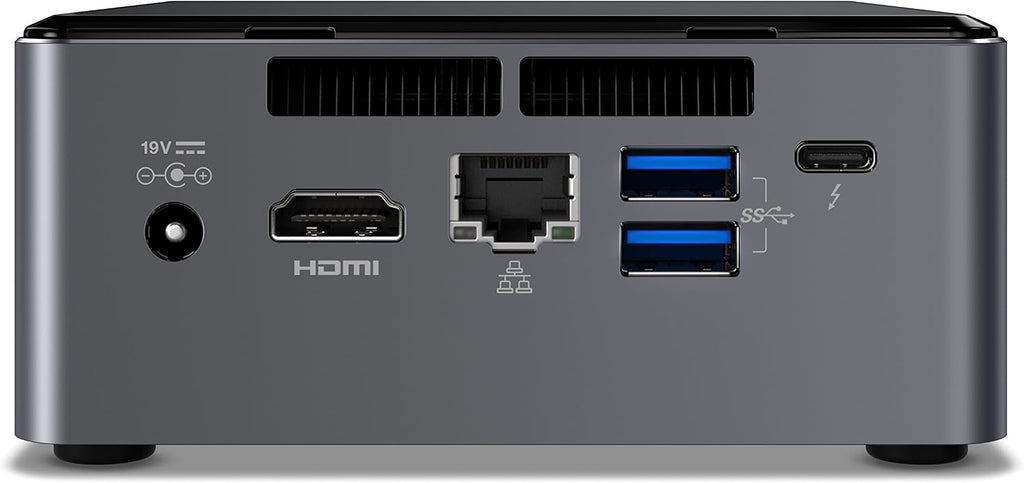 Intel NUC 7 Enthusiast A Mini PC with Windows 10 Intel Core i7 2TB HDD 32GB Optane Memory 8GB DDR4 Gunmetal (BOXNUC7i7BNHXG)