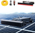 Solar Panel Cleaning Robot - Automatic Dry/Wet Cleaning, 130cm Brush Width, 1170m2/H Efficiency, 15° Slope, Remote Control & Edge Detection for Commercial/Industrial PV Maintenance