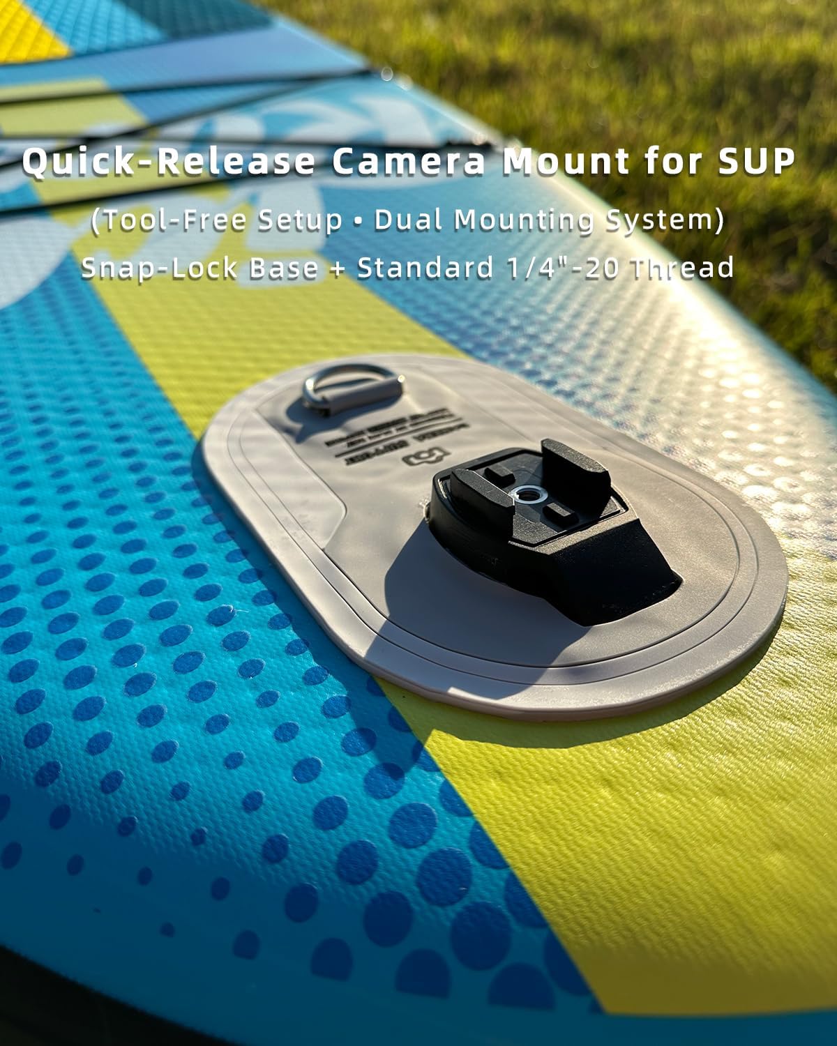 11'6'×34' Inflatable SUP - Extra Wide Stand Up Paddle Board for Adults & Youth - Ultra Stable Big Size Paddleboard for Fishing & Family - Large Size with Premium Pump & Accessories