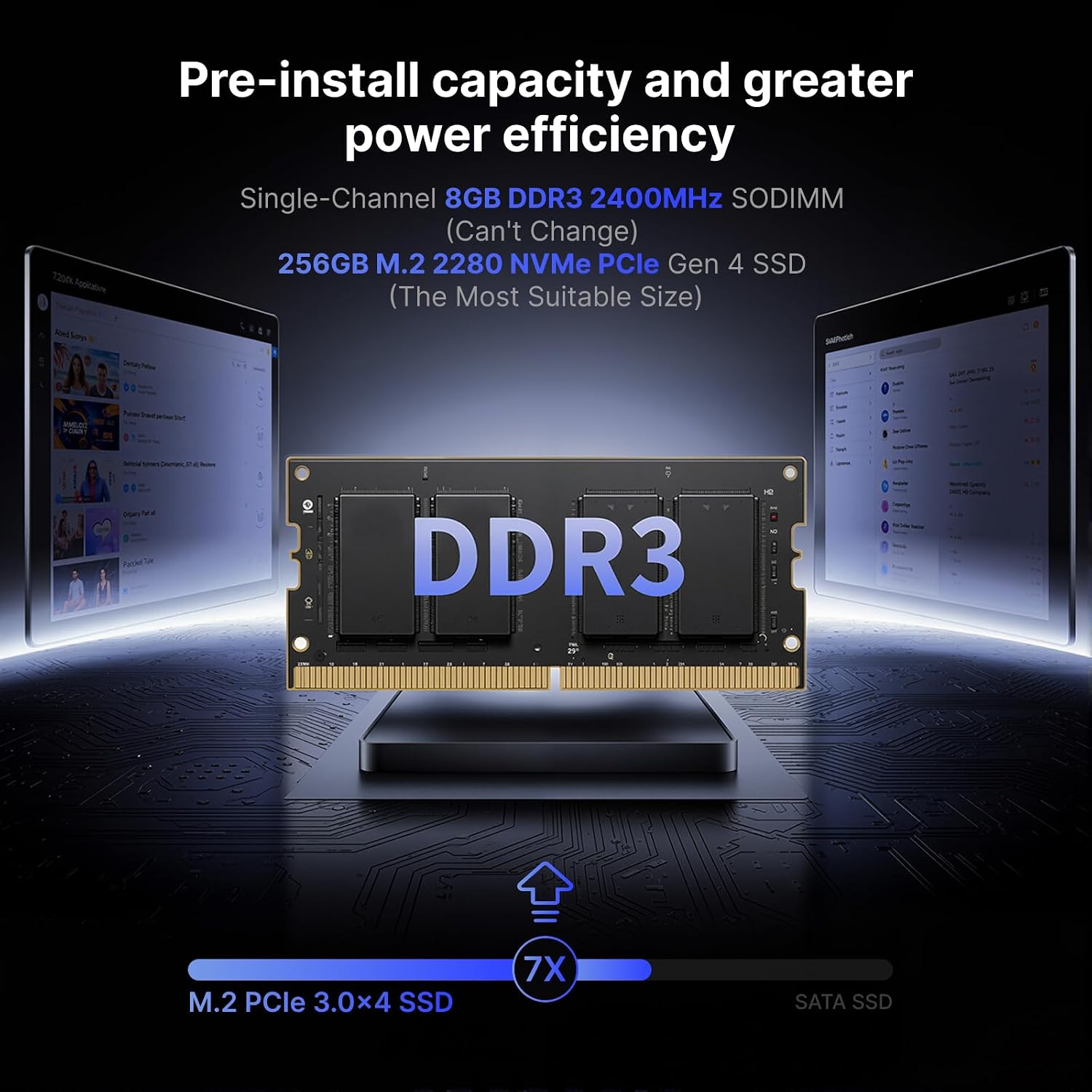 Intel NUC NUC8V7CB8N Slim Mini PC 8GB DDR3 RAM & 256GB SSD Versatile Computers with Intel Core i7-8665U Processor, Support HDMI Dual 4K UHD/Bluetooth 5.1/Windows 11 Pro preinstalled