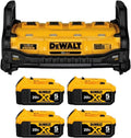 DEWALT DCB1800B Portable Power Station With 4 DCB205 20V MAX XR 5.0Ah Batteries