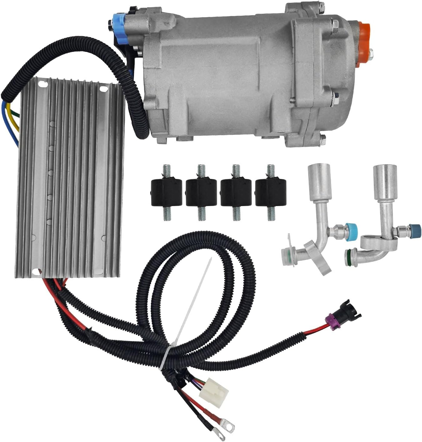 Universal AC Electric Compressor 20cc/r Air Conditioner Compressor AC.100.3851 for 12V Auto Compressor for R134a