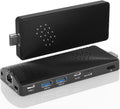 Mini PC Stick Fanless, Celeron J4105, 8GB RAM 128GB Storage, Micro Computer Stick Supports 4K 60HZ HDMI, USB PD3.0, Gigabit Ethernet, Wi-Fi 5 on Business, Industrial, Office, Media, Video