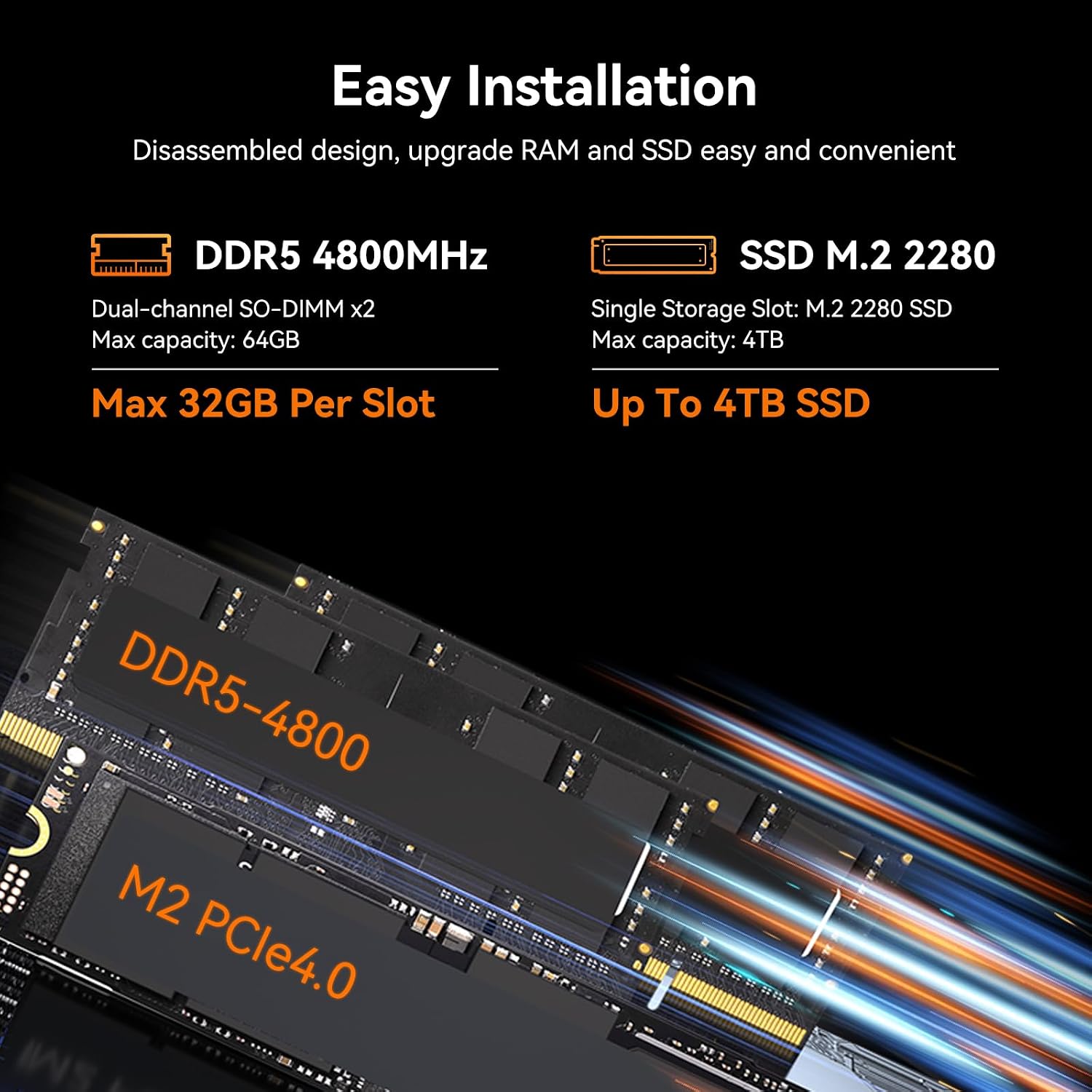 MOREFINE M700 Mini PC, Ryzen 7 7735U (8C/16T, up to 4.75Ghz), Mini Desktop Computer 16GB DDR5 512GB NVMe SSD, Small PC Desktop Support 4k Dual Display WiFi6/BT5.2/USB3.2