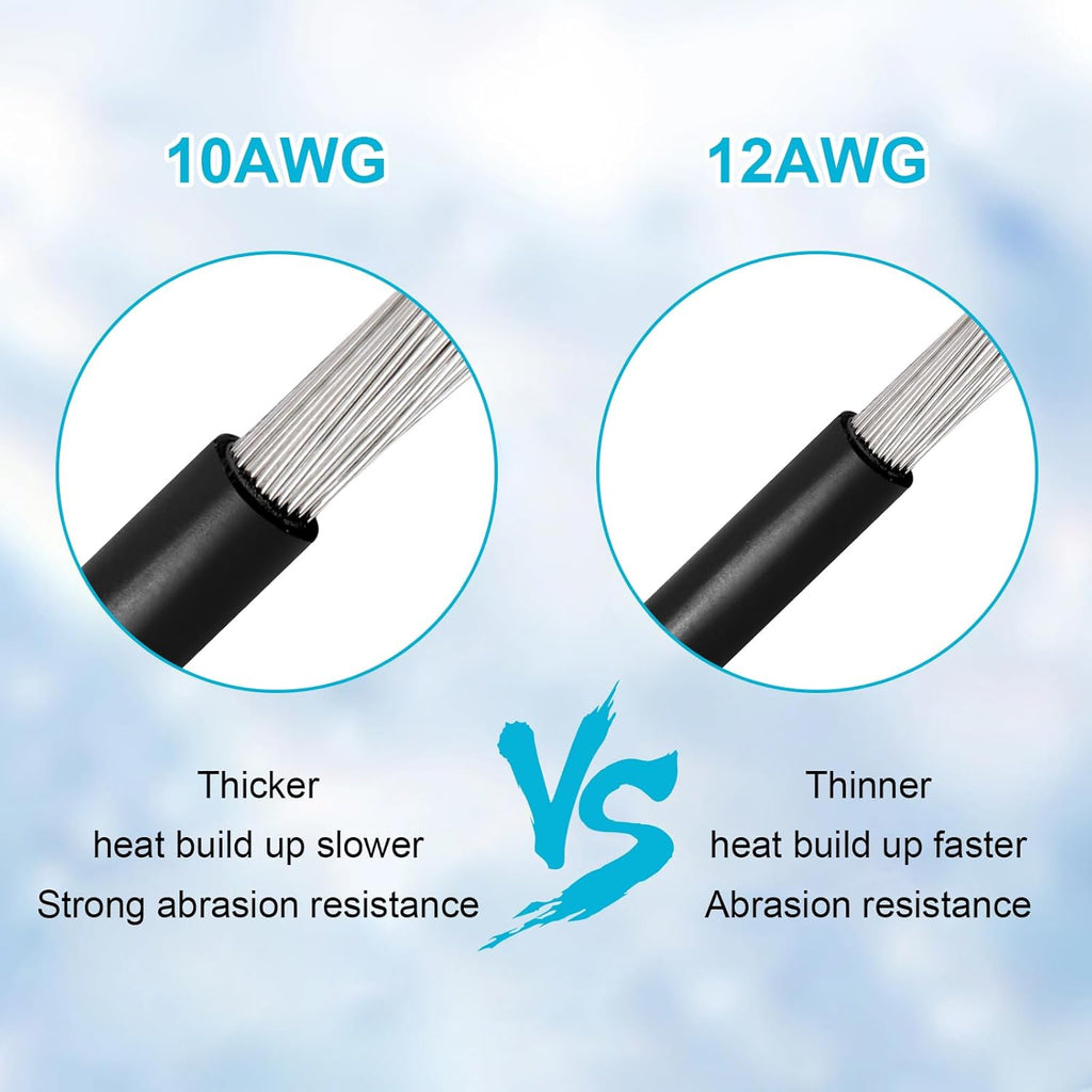 10AWG 100FT XT60 Extension Cable 2 3 5 10 15 20 25 30 35 40 50 75 100FT XT60 Female to Male Connector for Portable Power Station Solar Panel RC Battery