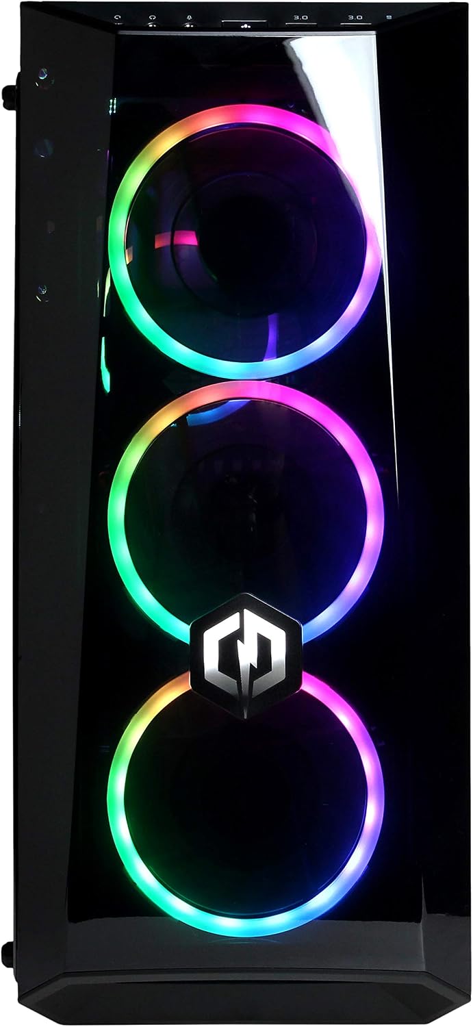 CyberpowerPC Gamer Xtreme VR Gaming PC, Intel Core i7-9700F 3.0GHz, NVIDIA GeForce GTX 1660 6GB, 16GB DDR4, 120GB SSD, 1TB HDD, Wi-Fi Ready & Windows 10 Home (GXiVR8560A, Black)