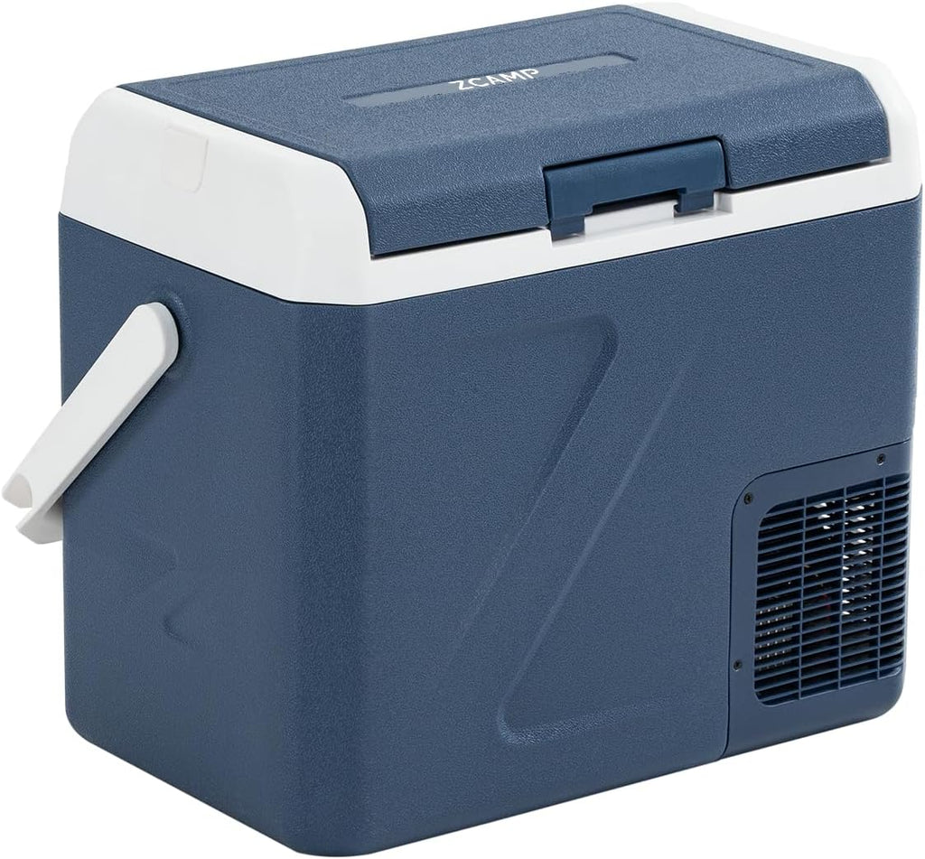 ICF19 12 Volt Car Refrigerator,20QT/19L Portable Freezer Electric Cooler -4℉~68℉,12/24V DC 100-240V AC Car Fridge for Camping, Road Trips, RV, Truck
