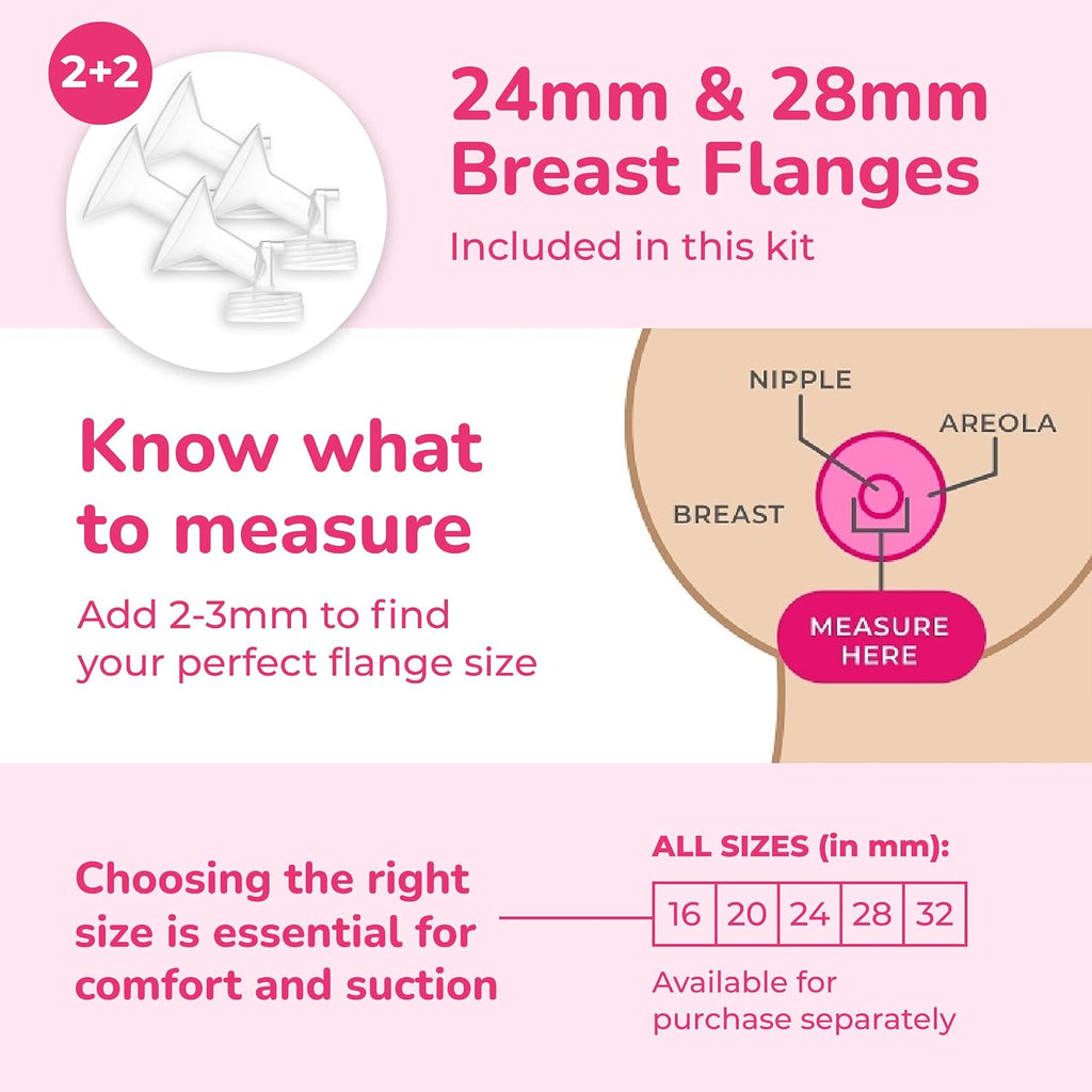 Spectra - S2 Plus Electric Breast Milk Pump with Tote Bag, Bottles and Cooler for Baby Feeding