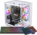 ZER-LON Gaming PC Desktop Computer, Intel Core I7 up to 3.9GHz, GTX 1050Ti 4G GDDR5, 16G RAM, 512GB SSD, WiFi 5.0, Prebuilt Gaming PC Tower Computer with 5 RGB Fan