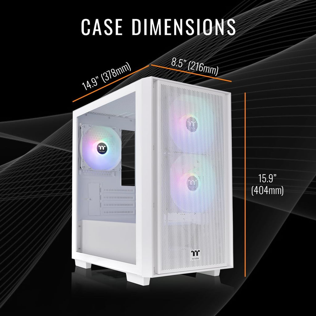 Thermaltake LCGS Versa i560S Gaming Desktop (Intel Core™ i7-14700F, 16GB 6000MT/s DDR5 RGB Memory, NVIDIA GeForce® RTX 5060, 1TB NVMe M.2, WiFi, Windows 11) H16S-B76S-560-LCS
