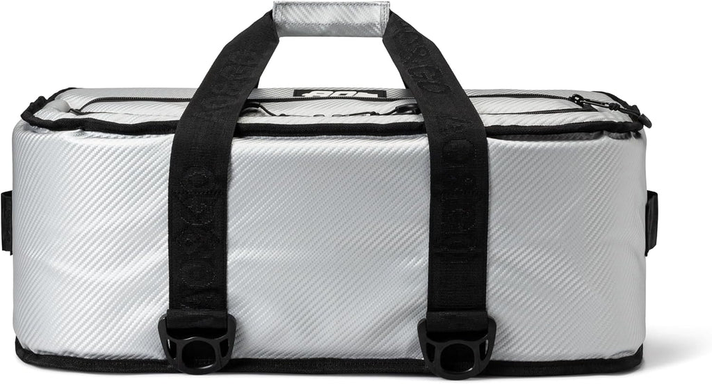 AO Coolers Stow-N-Go Carbon Soft Cooler, Low-Profile, Leakproof with High-Density Insulation, Holds Ice for 24 Hours