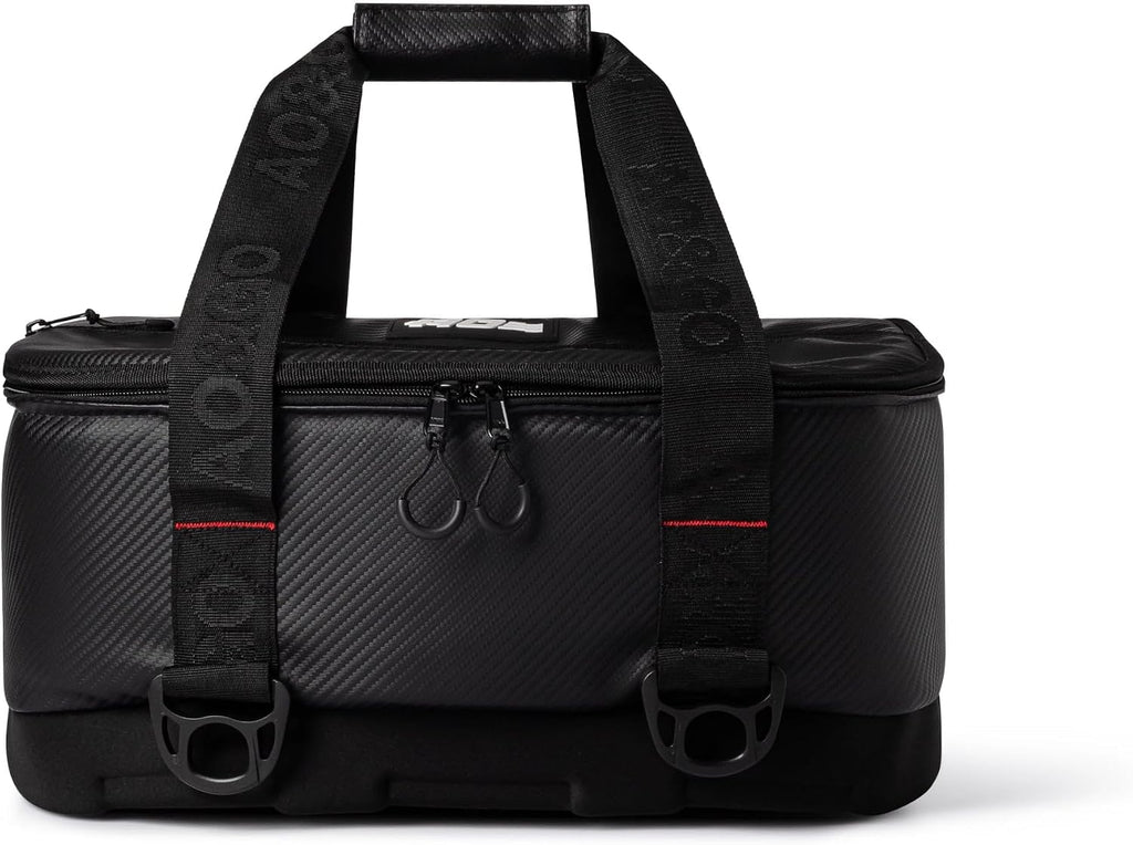 AO Coolers Stow-N-Go Carbon Soft Cooler, Low-Profile, Leakproof with High-Density Insulation, Holds Ice for 24 Hours